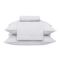 Kit Jogo De Lençol Buddemeyer 4 Peças Cama Casal Basic Percalle 180 Fios 100% Algodão