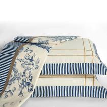 Kit Jogo De Lençol Casal Queen Algodão 180 Fios 4 Peças Vira Estampa Kit Jogo De Lençol Casal Queen Algodão 180 Fios 4 Peças Vira Estampa