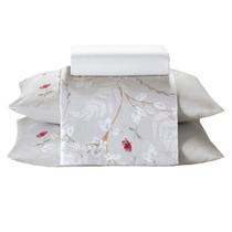 Kit Jogo de Lençol Dohler 4 Peças Cama King Premium 100% Algodão