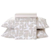 Kit Jogo de Lençol Dohler 4 Peças Cama King Priori 100% Algodão