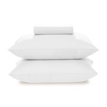 Kit Jogo De Lençol Karsten 3 Peças Cama Queen Matiza 160 Fios Percal 100% Algodão Kit Jogo De Lençol Karsten 3 Peças Cama Queen Matiza 160 Fios Percal 100% Algodão