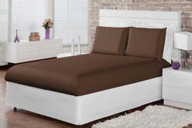 Kit Jogo de Lençol KING Simples Cama Box Microfibra 100% POLIÉSTER 03 Peças Jogo de Cama TABACO Kit Jogo de Lençol KING Simples Cama Box Microfibra 100% POLIÉSTER 03 Peças Jogo de Cama TABACO