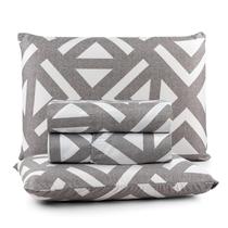 Kit Jogo de Lençol Queen 4 Peças 400 Fios Estampados Lençol Sem Elástico