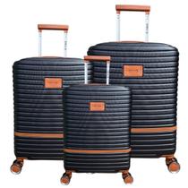 Kit Jogo de Malas de Viagem ABS Expansível Rodas Duplas 360 Cadeado Código Yins Sevilha YS21373