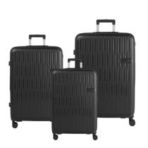 Kit Jogo de Malas de Viagem Polipropileno Expansível Rodas Duplas 360 Removíveis Cadeado Código P/M/G