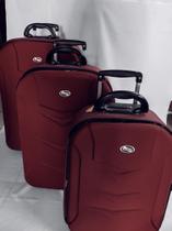 Kit Jogo de malas expanssivo com 3 peças P 10kg, M 18kg, G 23kg
