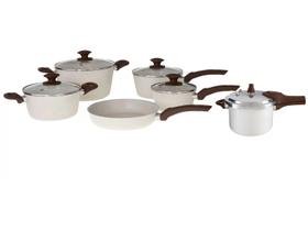 Kit Jogo de Panelas Brinox Revestimento Cerâmico