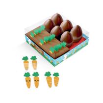 Kit Jogo De Páscoa Para 6 Ovinhos De 50g - Jogo Da Memória - 16x16x5,5cm - 1 unidade - Cromus - Rizzo Kit Jogo De Páscoa Para 6 Ovinhos De 50g - Jogo Da Memória - 16x16x5,5cm - 1 unidade - Cromus - Rizzo