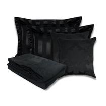 Kit Jogo de Peseira de Cama Xale Com 2 Almofadas Cheias e 2 Porta Travesseiro - MILLENNIADECOR