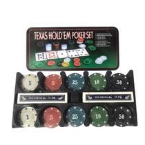 Kit Jogo De Poker Completo 2 Baralhos 200 Fichas Tabuleiro