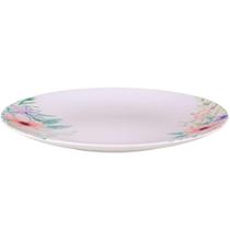 Kit Jogo De Prato Raso Jantar 6 Pessoas 6pçs Floratta 28cm