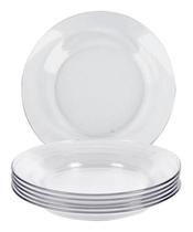 Kit Jogo De Pratos Duralex Astral Fundo 4 Unidades Kit Jogo De Pratos Duralex Astral Fundo 4 Unidades