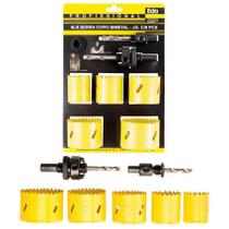 Kit Jogo De Serra Copo Bimetal 8 Peças Metal E Madeira Kit Jogo De Serra Copo Bimetal 8 Peças Metal E Madeira