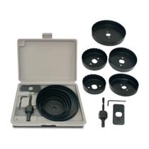 kit Jogo De Serra Copo Profissional Em Aço Carbono Para Plástico Madeira Gesso Pvc