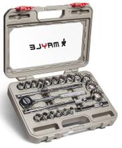 KIT Jogo de Soquete 1/2" 8 A 32MM (23PÇS) 110023 + Jogo de Ferramentas 7 Peças 110007 - MAYLE KIT Jogo de Soquete 1/2" 8 A 32MM (23PÇS) 110023 + Jogo de Ferramentas 7 Peças 110007 - MAYLE