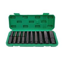 KIT Jogo De Soquete Impacto Longo 1/2 10 A 24mm 10pçs KIT Jogo De Soquete Impacto Longo 1/2 10 A 24mm 10pçs