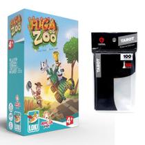 Kit Jogo De Tabuleiro Infantil Fuga Do Zoo 100 Sleeve Tarot Proteção Dois Jogos Em Uma Caixa Board Game Grok