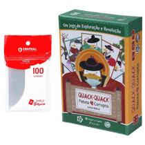 Kit Jogo De Tabuleiro Patos Quack Quack 100 Sleeve Lançamento Revolução Contra A Patota Corrupta Board Game