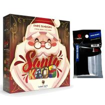 Kit Jogo De Tabuleiro Santa Kaos 100 Sleeve Mini Euro Aventura Em Família Salve Natal E O Papai Noel Board Game Ludens Kit Jogo De Tabuleiro Santa Kaos 100 Sleeve Mini Euro Aventura Em Família Salve Natal E O Papai Noel Board Game Ludens