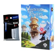 Kit Jogo De Tabuleiro Wandering Towers Batalha De Torres 100 Sleeve Mini Euro Para Proteção Board Game Jelly Monster