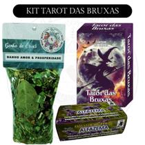Kit Jogo De Tarot com 1 Baralho Tarot 1 Banho De Ervas 40g 1 Caixa Defumador Tablet Kit Jogo De Tarot com 1 Baralho Tarot 1 Banho De Ervas 40g 1 Caixa Defumador Tablet