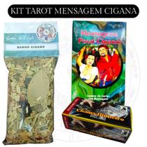 Kit Jogo De Tarot com 1 Baralho Tarot 1 Banho De Ervas 40g 1 Caixa Defumador Tablet Kit Jogo De Tarot com 1 Baralho Tarot 1 Banho De Ervas 40g 1 Caixa Defumador Tablet