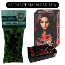 Kit Jogo De Tarot com 1 Baralho Tarot 1 Banho De Ervas 40g 1 Caixa Defumador Tablet Kit Jogo De Tarot com 1 Baralho Tarot 1 Banho De Ervas 40g 1 Caixa Defumador Tablet