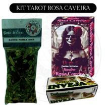 Kit Jogo De Tarot com 1 Baralho Tarot 1 Banho De Ervas 40g 1 Caixa Defumador Tablet Kit Jogo De Tarot com 1 Baralho Tarot 1 Banho De Ervas 40g 1 Caixa Defumador Tablet