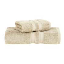 Kit Jogo De Toalhas Buddemeyer 2 Peças Algodão Egipcio Banhão e Rosto Fio Penteado