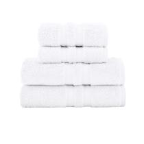 Kit Jogo De Toalhas Buddemeyer 4 Peças Algodão Egipcio Banho e Rosto Fio Penteado Cor:Branco 1011