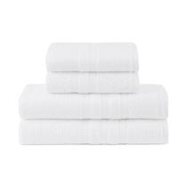 Kit Jogo de Toalhas Buddemeyer 4 Peças Banhão e Rosto Vanilla 100% Algodão Extra Soft