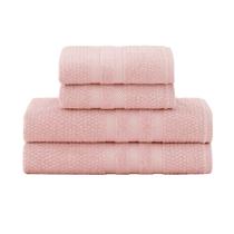 Kit Jogo de Toalhas Buddemeyer 4 Peças Banhão e Rosto Vanilla 100% Algodão Extra Soft Kit Jogo de Toalhas Buddemeyer 4 Peças Banhão e Rosto Vanilla 100% Algodão Extra Soft