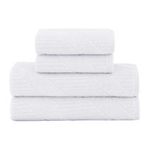 Kit Jogo de Toalhas Buddemeyer 4 Peças Banho e Rosto Jazz 100% Algodão Extra Soft