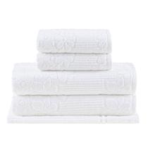 Kit Jogo De Toalhas Buddemeyer 5 Peças Banho Rosto e Piso Lollipop 100% Algodão