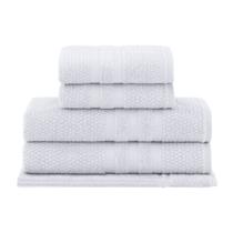 Kit Jogo de Toalhas Buddemeyer 5 Peças Banho Rosto Piso Vanilla 100% Algodão Extra Soft