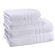 Kit Jogo De Toalhas De Banho e Rosto Gigante Hotel Pousada C/ 4 Pçs - Dubai