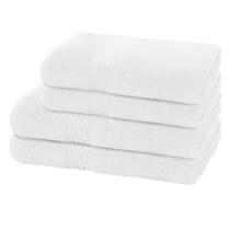 Kit Jogo de Toalhas Dohler 4 Peças Banho e Rosto Prisma Liso 100% Algodão Kit Jogo de Toalhas Dohler 4 Peças Banho e Rosto Prisma Liso 100% Algodão