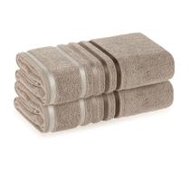 Kit Jogo De Toalhas Karsten 2 Peças Banhão Banho Gigante Lumina Fio Penteado