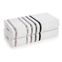 Kit Jogo De Toalhas Karsten 2 Peças Banhão Banho Gigante Lumina Fio Penteado