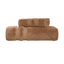 Kit Jogo De Toalhas Karsten 2 Peças Banhão e Rosto Unika Fio Penteado 500g/m²