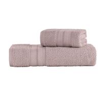 Kit Jogo De Toalhas Karsten 2 Peças Banho e Rosto Nuvia 100% Algodão Aera Max Cor:Rosa Vintage Kit Jogo De Toalhas Karsten 2 Peças Banho e Rosto Nuvia 100% Algodão Aera Max Cor:Rosa Vintage