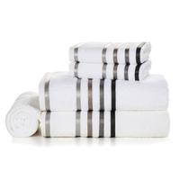 Kit Jogo De Toalhas Karsten 5 Peças Banho Rosto e Piso Lumina Fio Penteado Kit Jogo De Toalhas Karsten 5 Peças Banho Rosto e Piso Lumina Fio Penteado