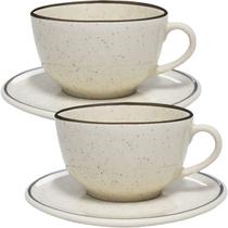 Kit Jogo De Xicaras 6 Pessoas 6Pçs Unni Brisa Oxford 200ml