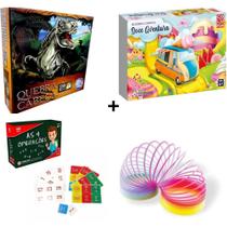 Kit Jogo Educativo Quebra Cabeça Infantil Brinquedo Pedagógico