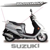 Kit Jogo Emblema Adesivo Suzuki Burgman 2005 A 2009 CINZA