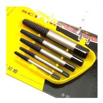 Kit Jogo Extrator Saca Parafusos Quebrados Danificados 5 Pçs Porcas Quebrados Problemas Com Parafusos Quebrados