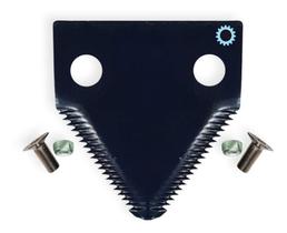 Kit jogo faca triangular rolo dianteiro 12un +24 parafusos+24 porcas Kit jogo faca triangular rolo dianteiro 12un +24 parafusos+24 porcas