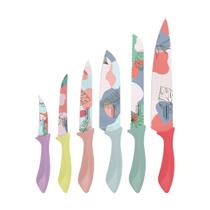 Kit Jogo Facas 6 Peças Colorcut Aço Inox Colorido Tramontina Kit Jogo Facas 6 Peças Colorcut Aço Inox Colorido Tramontina