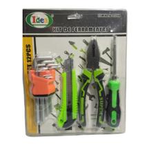 Kit Jogo Ferramentas 12 Peças de Chave Allens com Alicate