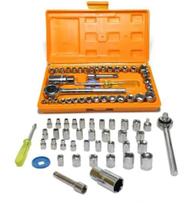 Kit Jogo Ferramentas Chaves Catraca Completo Combinada 40Pç Kit Jogo Ferramentas Chaves Catraca Completo Combinada 40Pç